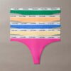 Ikonisk logotyp, 5-pack Thong-trosor Ikonisk logotyp, 5-pack Thong-trosor
