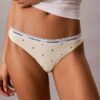 Ikonisk logotyp, 5-pack Thong-trosor Ikonisk logotyp, 5-pack Thong-trosor