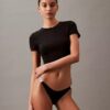 Ikonisk logotyp, doppad stringthong Ikonisk logotyp, doppad stringthong