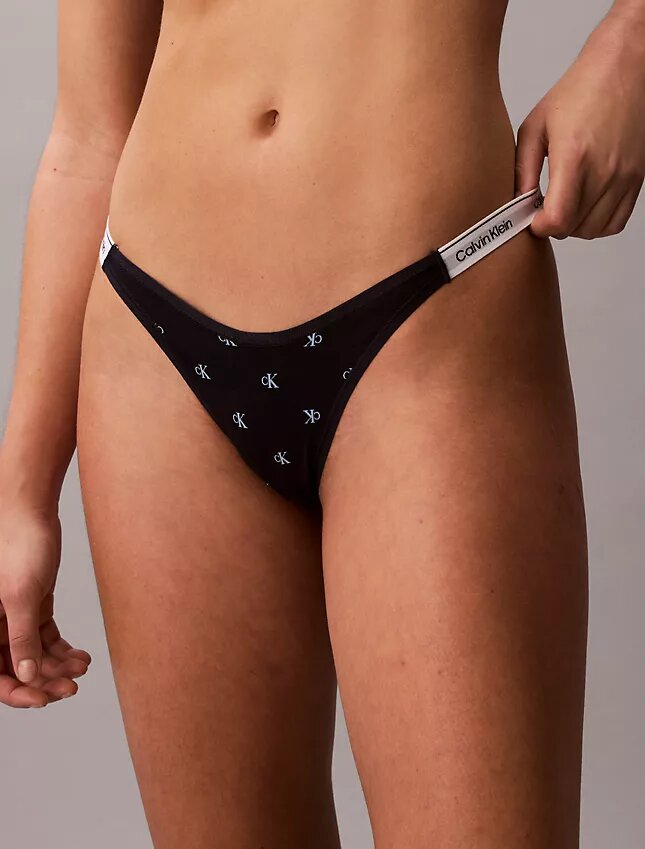 Ikonisk logotyp, doppad stringthong Ikonisk logotyp, doppad stringthong