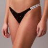 Ikonisk logotyp, doppad stringthong Ikonisk logotyp, doppad stringthong