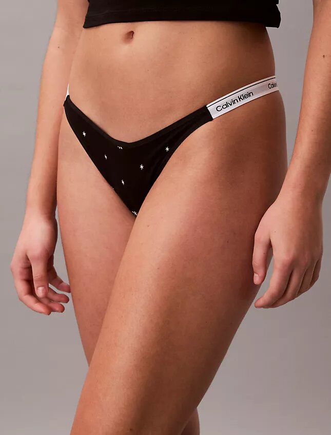 Ikonisk logotyp, doppad stringthong Ikonisk logotyp, doppad stringthong