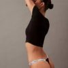 Ikonisk logotyp, doppad stringthong Ikonisk logotyp, doppad stringthong