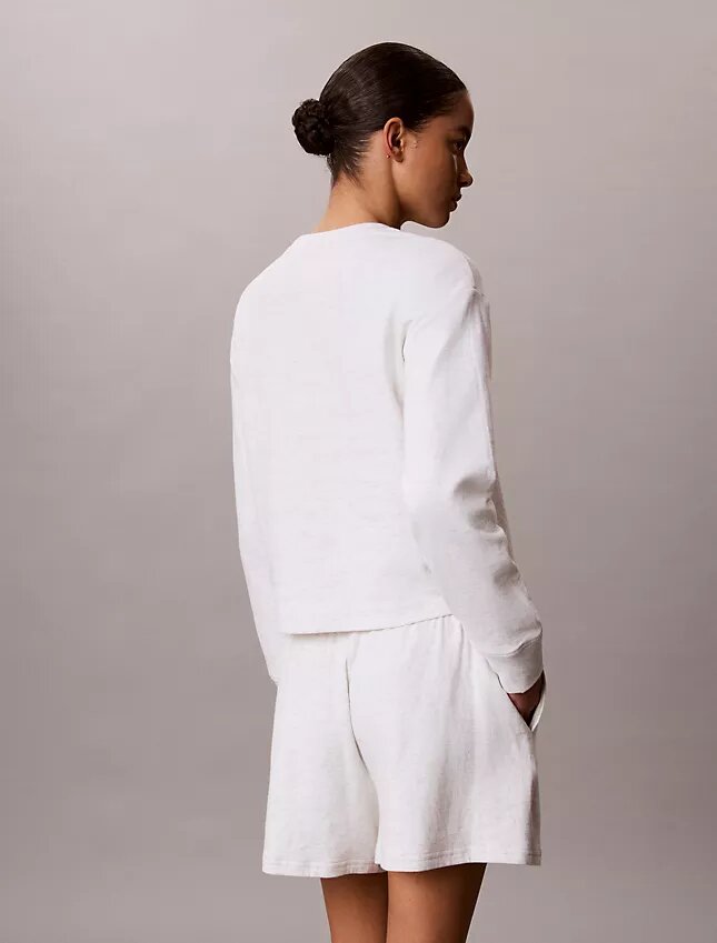 Ikoniska pyjamasbyxor i bomullsfrotté Ikoniska pyjamasbyxor i bomullsfrotté