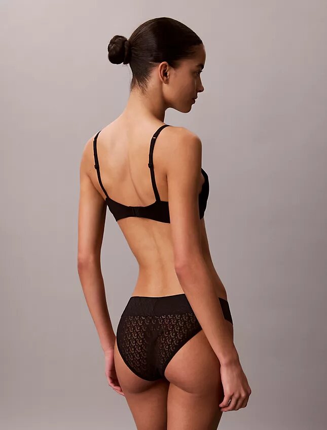 Ikonlogotyp Spets 3-pack Bikini med låg midja Ikonlogotyp Spets 3-pack Bikini med låg midja