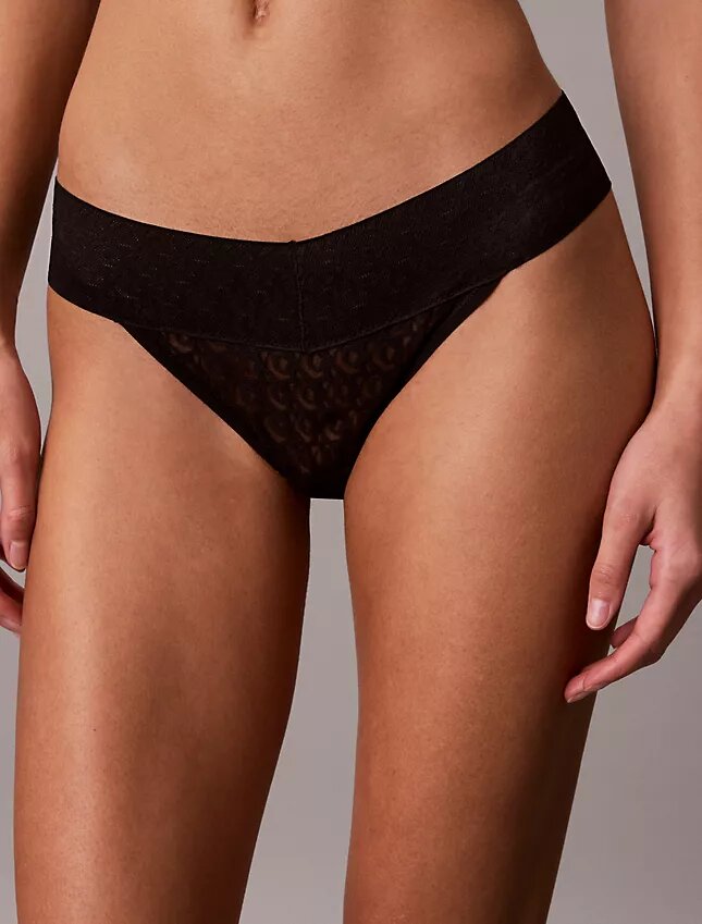 Ikonlogotyp Spets 3-pack Bikini med låg midja Ikonlogotyp Spets 3-pack Bikini med låg midja