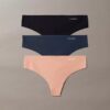 Invisibles 3-pack Thong Invisibles 3-pack Thong