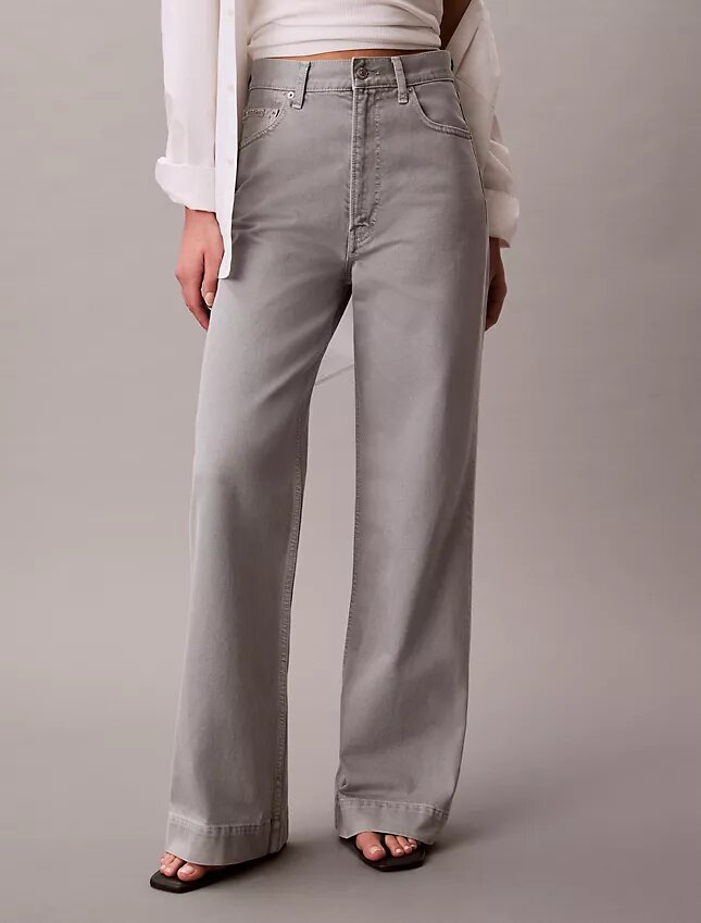 Jeans med extra hög midja och vida ben Jeans med extra hög midja och vida ben