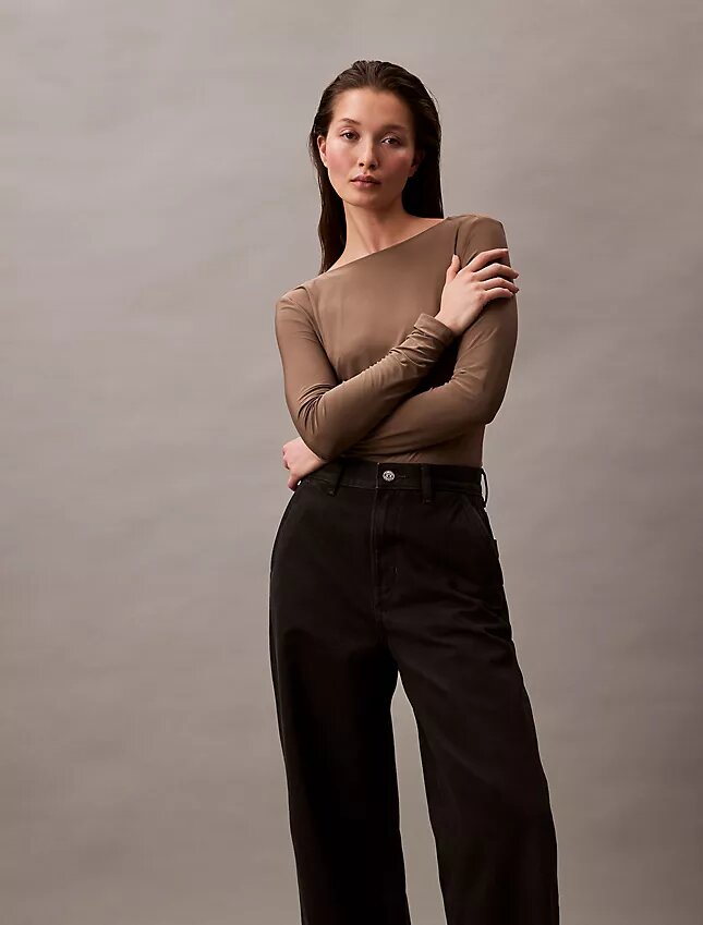 Jeans med hög midja Jeans med hög midja