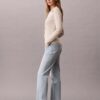 Jeans med hög midja och raka ben Jeans med hög midja och raka ben