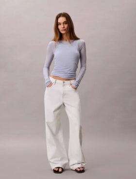 Jeans med vida ben