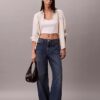 Jeans med vida ben Jeans med vida ben
