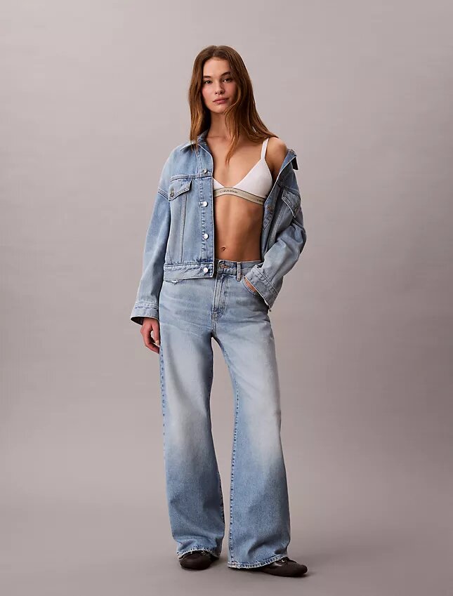 Jeans med vida ben Jeans med vida ben
