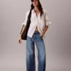 Jeans med vida ben Jeans med vida ben