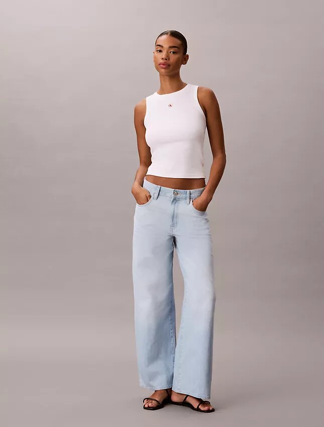 Jeans med vida ben Jeans med vida ben