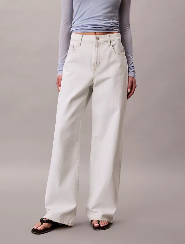 Jeans med vida ben Jeans med vida ben