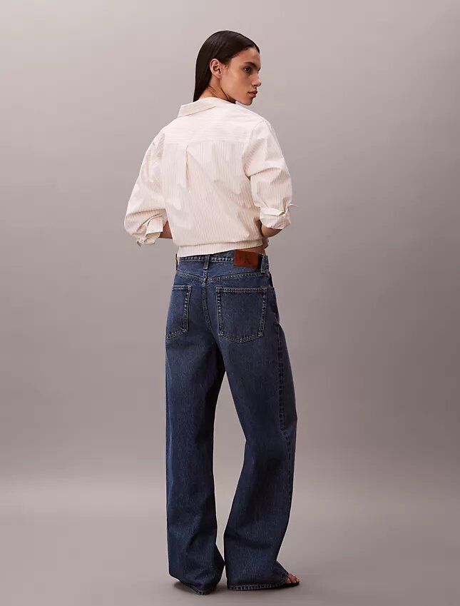 Jeans med vida ben Jeans med vida ben