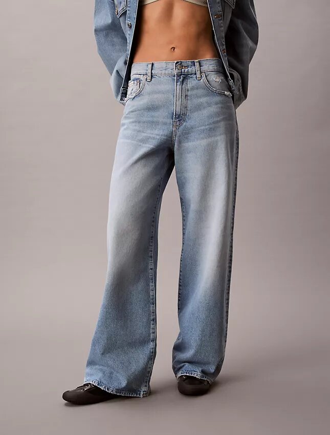 Jeans med vida ben Jeans med vida ben