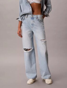 Jeans med vida ben