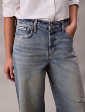 Jeans med vida ben