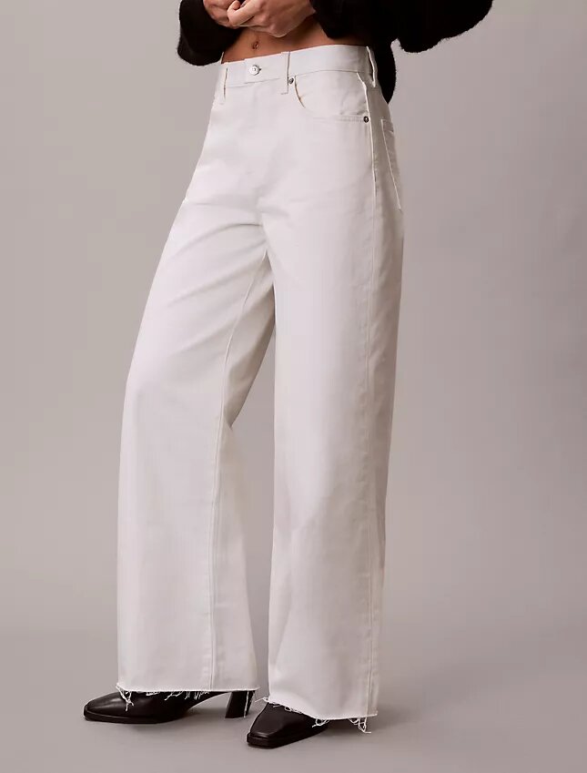 Jeans med vida ben Jeans med vida ben