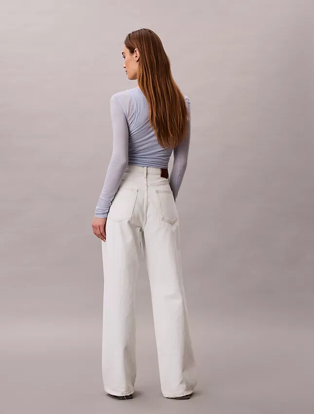 Jeans med vida ben Jeans med vida ben