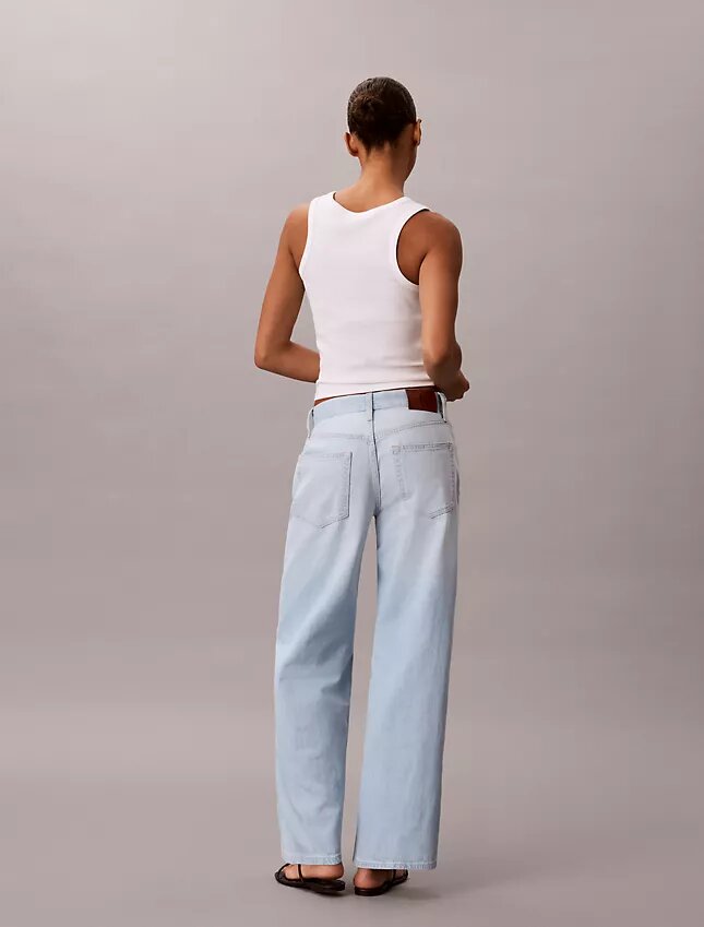 Jeans med vida ben Jeans med vida ben