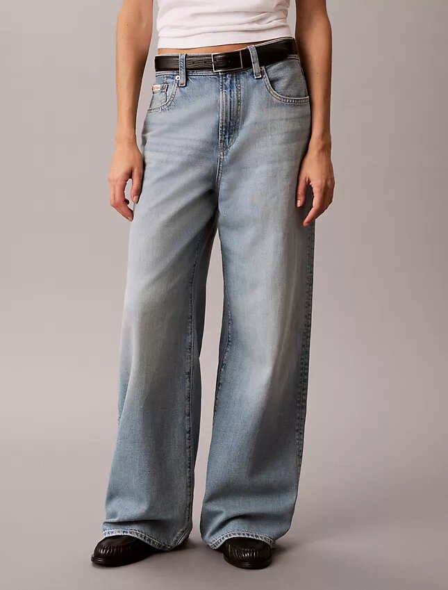 Jeans med vida ben Jeans med vida ben