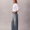 Jeans med vida ben Jeans med vida ben