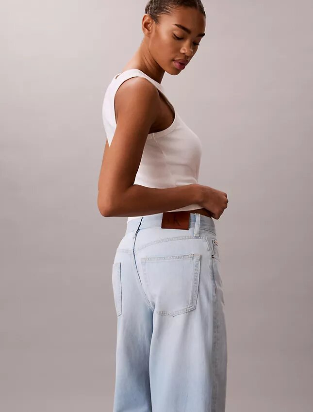 Jeans med vida ben Jeans med vida ben
