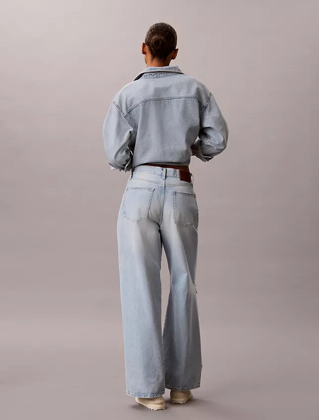 Jeans med vida ben Jeans med vida ben