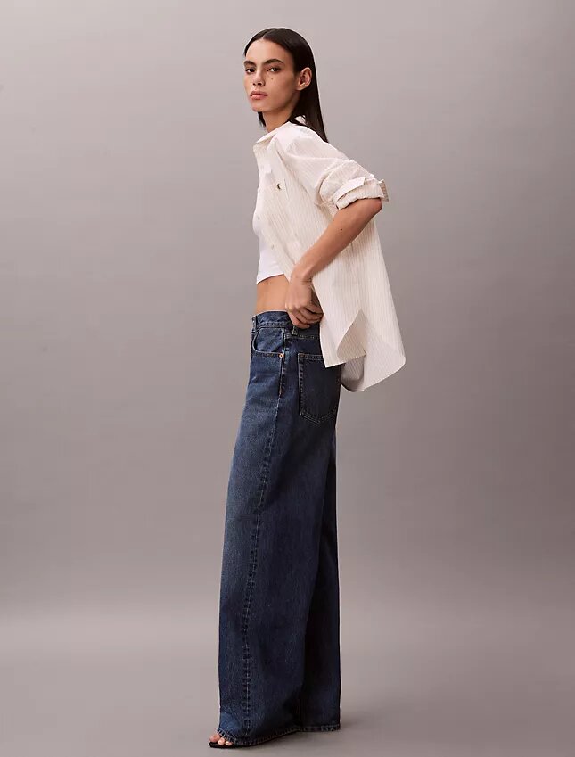 Jeans med vida ben Jeans med vida ben