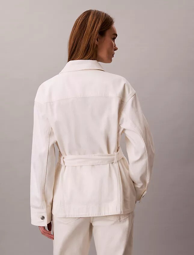Jeansjacka med bälte Jeansjacka med bälte