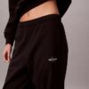 Joggingbyxor i bomullsblandad frotté