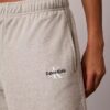 Joggingbyxor i bomullsblandad frotté