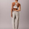 Joggingbyxor i bomullsblandad frotté