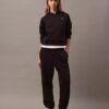 Joggingbyxor i fleece med Monogram