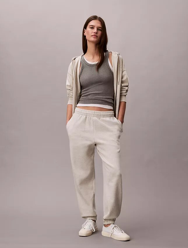 Joggingbyxor i fleece med Monogram Joggingbyxor i fleece med Monogram