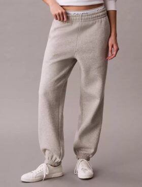 Joggingbyxor i fleece med Monogram Joggingbyxor i fleece med Monogram