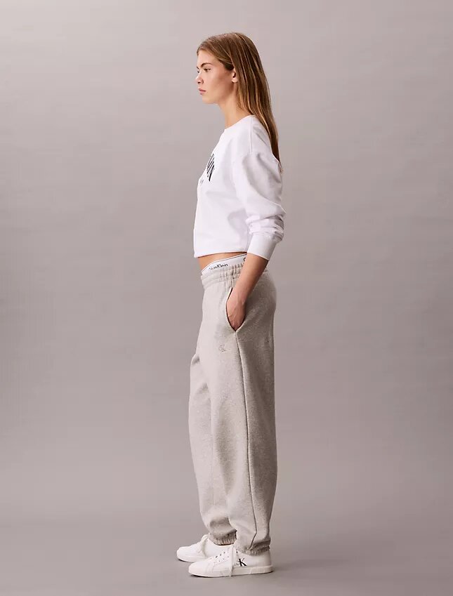 Joggingbyxor i fleece med Monogram Joggingbyxor i fleece med Monogram