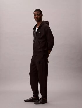 Joggingbyxor med fleece-Monogram