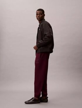 Joggingbyxor med fleece-Monogram