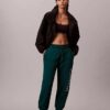 Joggingbyxor med fleece och logotryck Joggingbyxor med fleece och logotryck