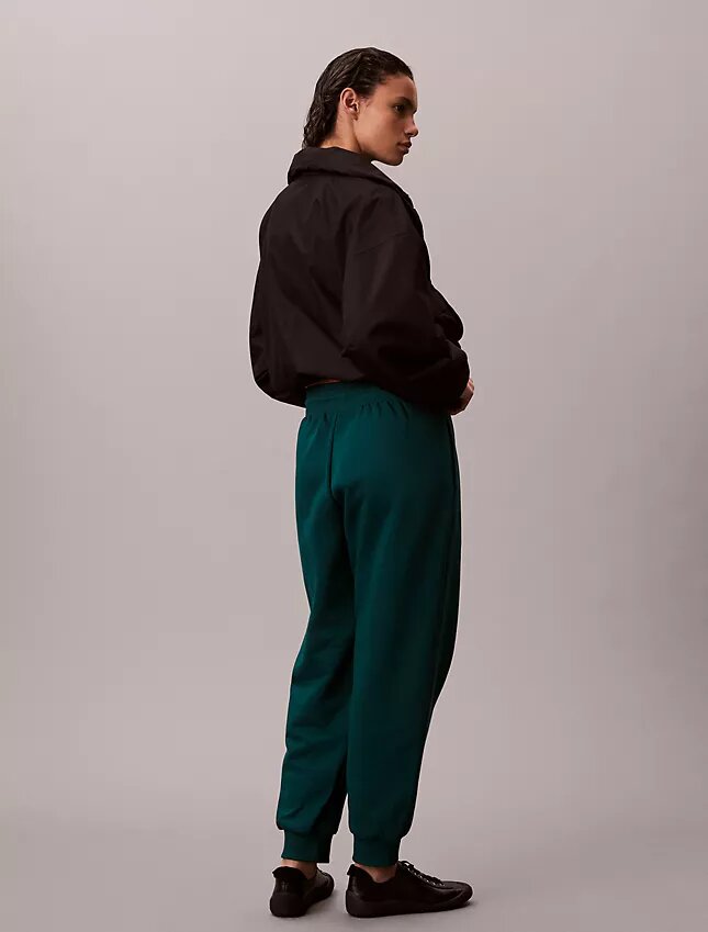 Joggingbyxor med fleece och logotryck Joggingbyxor med fleece och logotryck