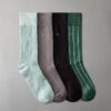 Kammad bomull, 4-pack dressstrumpor Kammad bomull, 4-pack dressstrumpor