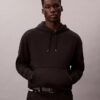 Kate Moss fleece-hoodie med tryck