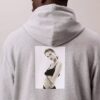 Kate Moss fleece-hoodie med tryck Kate Moss fleece-hoodie med tryck