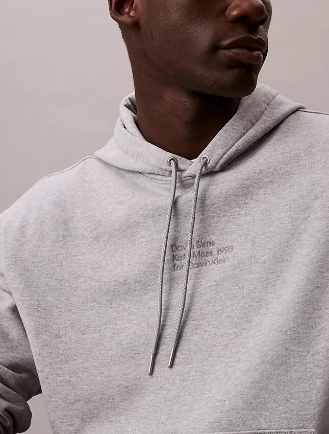 Kate Moss fleece-hoodie med tryck Kate Moss fleece-hoodie med tryck