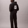 Kate Moss fleece-hoodie med tryck