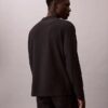 Kate Moss grafisk, avslappnad långärmad T-shirt